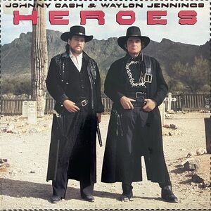 Johnny Cash & Waylon Jennings - Heroes - 1986